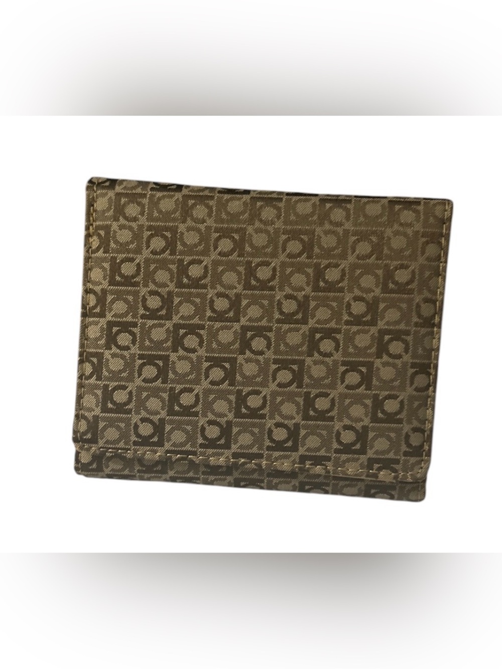 Women's Brown Patterned Bifold Wallet